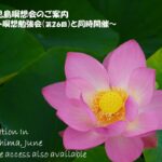 2024年6月 リモート&鹿児島瞑想会
